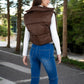 Anna-Kaci Women's Zip-Up Puff Vest Jacket with Cozy Design and Warmth