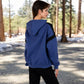 Oversized Hoodie with Contrast Shoulder Stripes