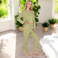 Lightweight Gauze Pajama Set with Lace Trim and Button-Up Design