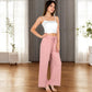 Relaxed Fit Wide-Leg Lounge Pants with Adjustable Drawstring