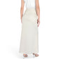 Satin Maxi Skirt With High Waist And Flowing A-Line Design