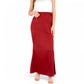 Satin Maxi Skirt With High Waist And Flowing A-Line Design
