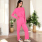 Long Sleeve Pajama Set with Relaxed Fit and Soft Fabric