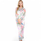 Satin Pink Leopard Print Pajama Set with Button-Up Long Sleeve Top and Relaxed Fit Pants