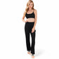 Ribbed Knit Lounge Set with Open Front Cardigan, Bralette, and Wide-Leg Pants