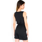 Sleeveless Zip Front Romper with Pocket Details and Elastic Waist