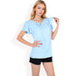 Flutter Sleeve Top with Keyhole Neckline and Lightweight Textured Fabric
