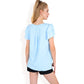 Flutter Sleeve Top with Keyhole Neckline and Lightweight Textured Fabric