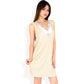 Sleeveless V-Neck Waffle Knit A-Line Dress