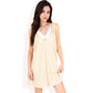 Sleeveless V-Neck Waffle Knit A-Line Dress