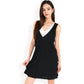 Sleeveless V-Neck Waffle Knit A-Line Dress