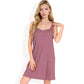 Sleeveless V-Neck Waffle Knit A-Line Dress