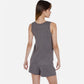 Women's Sleeveless Ribbed Lounge Set with Elastic Waist Shorts and Relaxed Fit