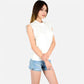 Women's Sleeveless Knit Sweater Top with Fringe Shoulder Detail