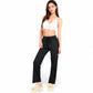 High Waist Wide Leg Lounge Pants with Drawstring