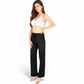 High Waist Wide Leg Lounge Pants with Drawstring