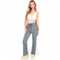 High Waist Wide Leg Lounge Pants with Drawstring