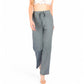 High Waist Wide Leg Lounge Pants with Drawstring