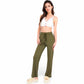 High Waist Wide Leg Lounge Pants with Drawstring