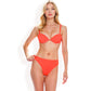 Ribbed Underwire Bikini Set with Adjustable Straps and High-Cut Bottom