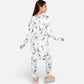 Lounge Women's Floral Print 3-Piece Pajama Set with Long Cardigan