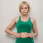 Women's Strappy Back Sports Bra with High Support