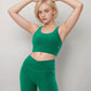 Women's Strappy Back Sports Bra with High Support