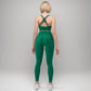 Women's Strappy Back Sports Bra with High Support