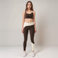 Women's Scoop Neck Sports Bra with Double Strap Design