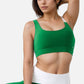 Women's Scoop Neck Sports Bra with Double Strap Design