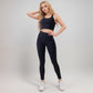 Active Women's High Waist Seamless Leggings with Full-Length Ankle Fit
