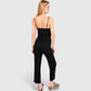 Lounge Women's 3-Piece Lounge Pajama Set with Camisole, Button-Up Top, and Wide-Leg Pants