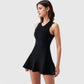 Women's Racerback Flowy Athletic Dress with Built-In Shorts