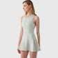 Women's Racerback Flowy Athletic Dress with Built-In Shorts