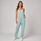 Women's Loose Fit Overalls with Adjustable Straps and Side Pockets