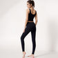 Square Neck Cropped Sports Tank Top with Wide Shoulder Straps and Smooth Seamless Finish