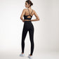 Scoop Neck Sports Bra with Thin Adjustable Straps and Wide Elastic Band for Comfortable Light Support