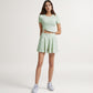 High Waist Flowy Athletic Skort with Pockets and Built-In Shorts