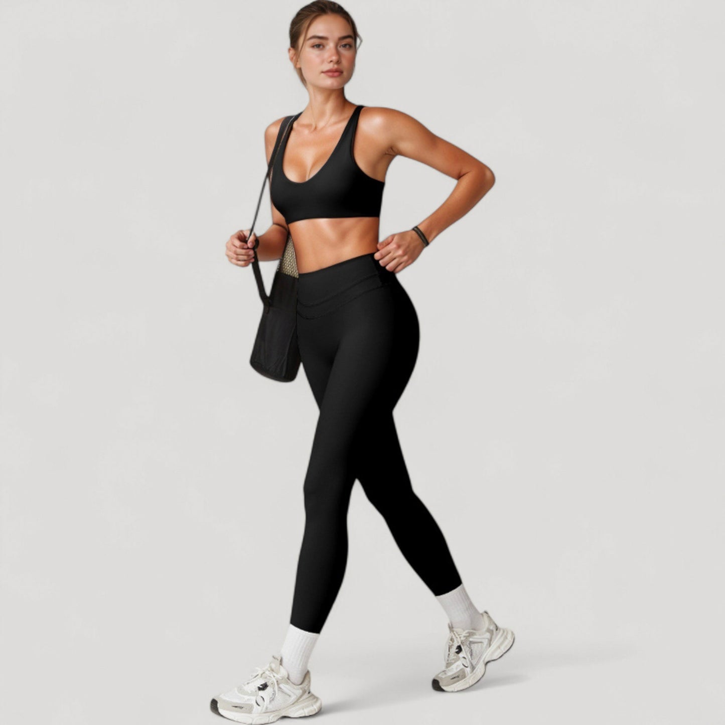 Women's High Waist Full Length Seamless Compression Leggings for Active and Casual Wear