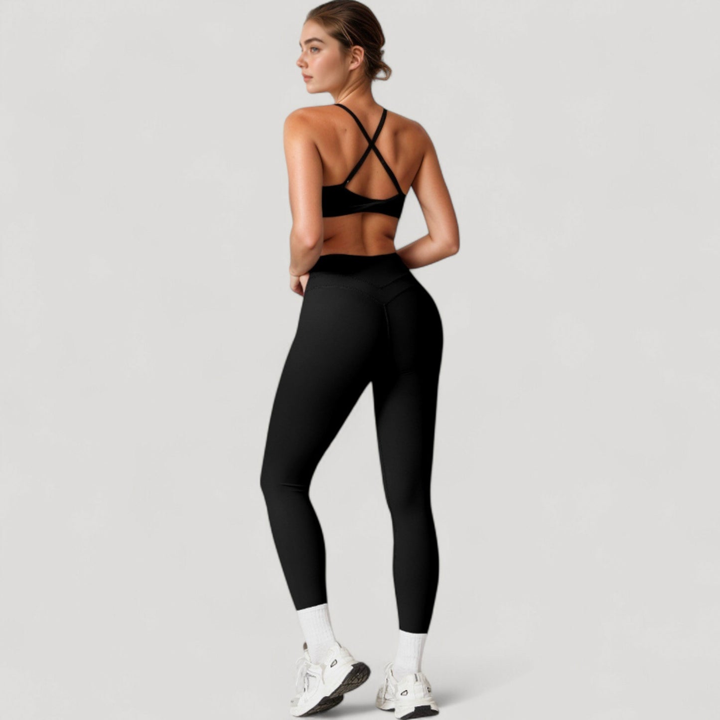 Women's High Waist Full Length Seamless Compression Leggings for Active and Casual Wear