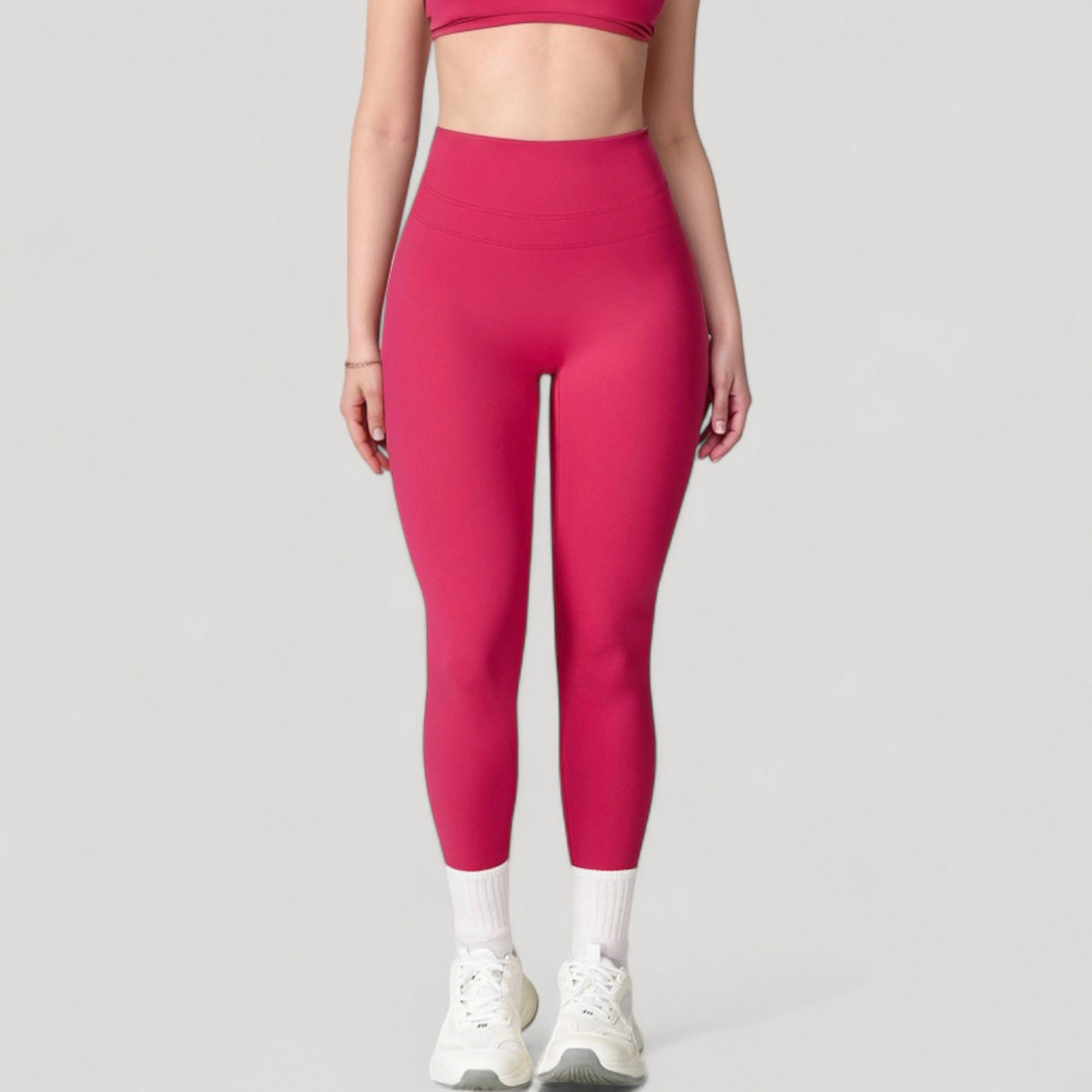 Women's High Waist Full Length Seamless Compression Leggings for Active and Casual Wear