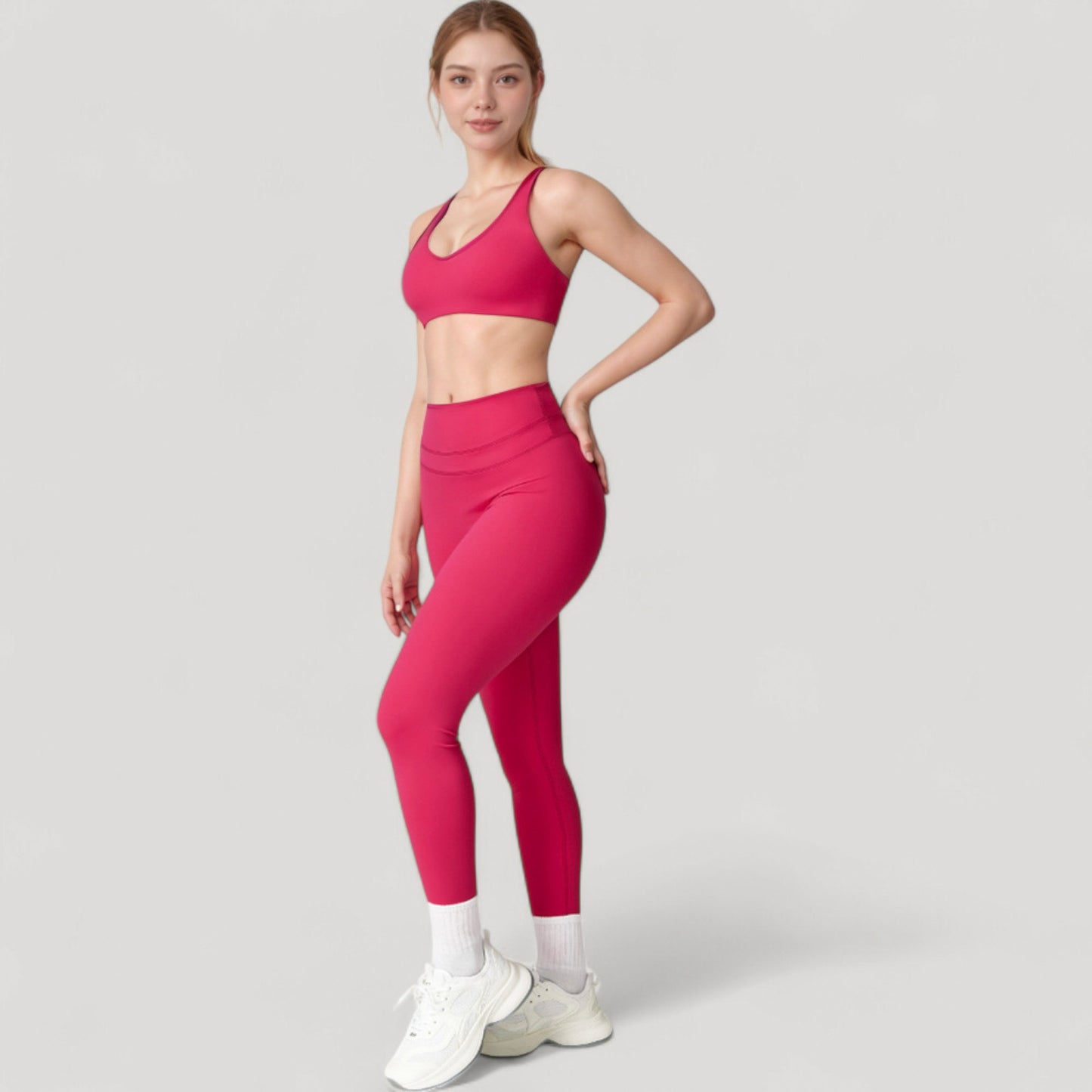 Women's High Waist Full Length Seamless Compression Leggings for Active and Casual Wear