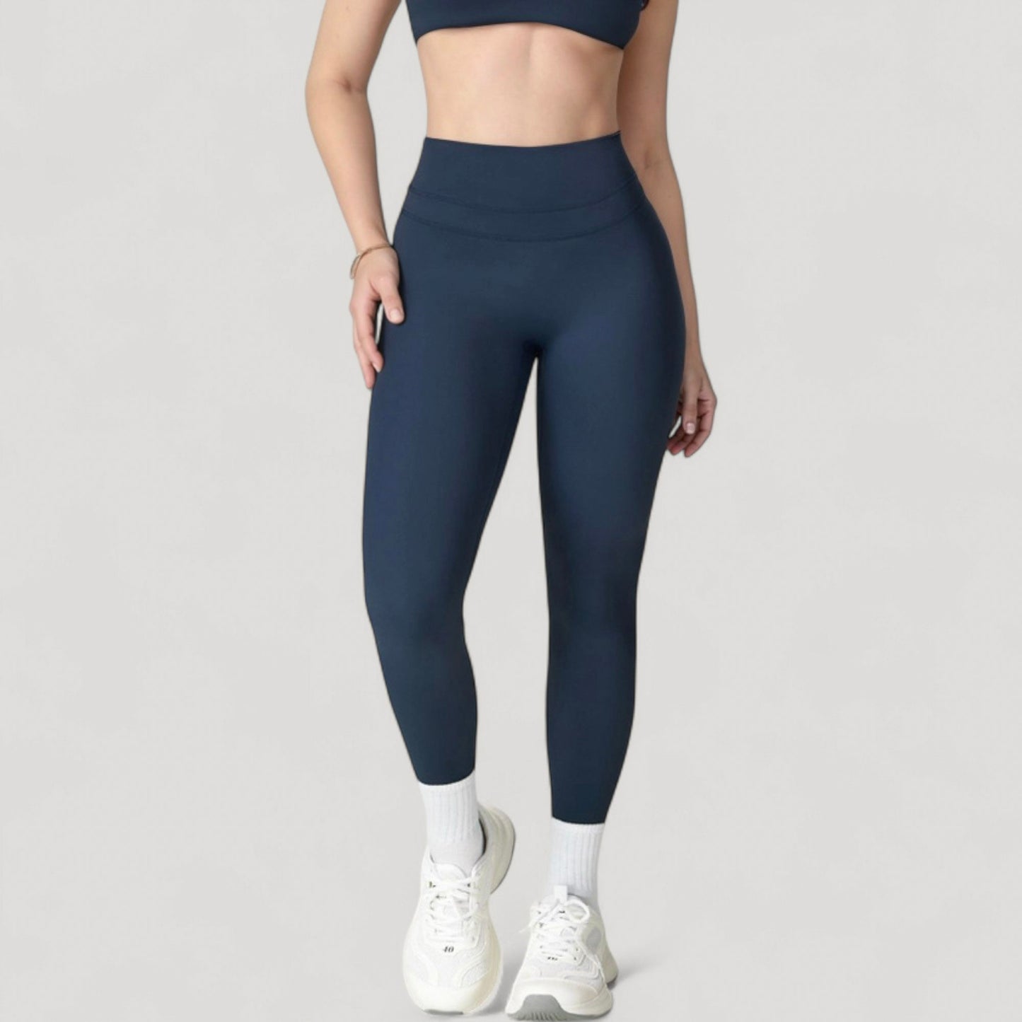 Women's High Waist Full Length Seamless Compression Leggings for Active and Casual Wear