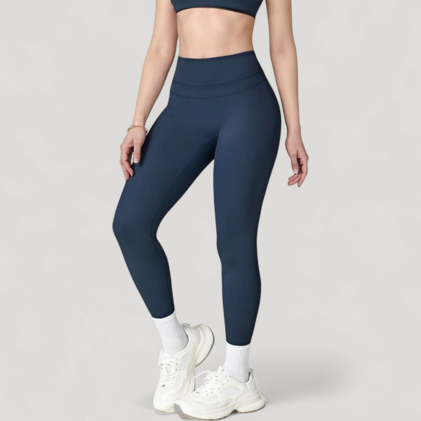 Women's High Waist Full Length Seamless Compression Leggings for Active and Casual Wear