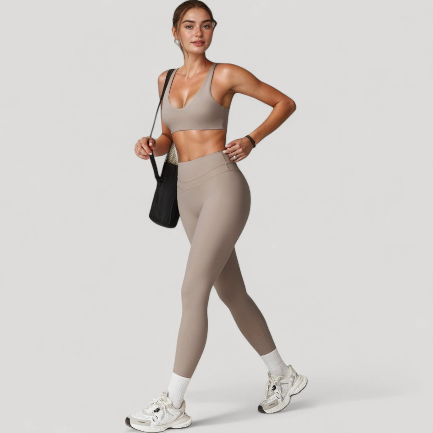 Women's High Waist Full Length Seamless Compression Leggings for Active and Casual Wear