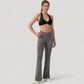 Halter Neck Sports Bra with Ruched Front Detail Low Impact Stretch Fabric Removable Padding