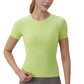 Women's Short Sleeve Performance Tee with Crew Neck and Slim Fit Stretch Fabric