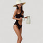 One Shoulder Cutout Monokini Swimsuit with Asymmetrical Top and High Leg Bottom