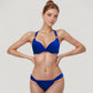 Padded Push-Up Bikini Set with Underwire Top and Twisted Low Waist Bottoms