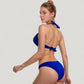 Padded Push-Up Bikini Set with Underwire Top and Twisted Low Waist Bottoms